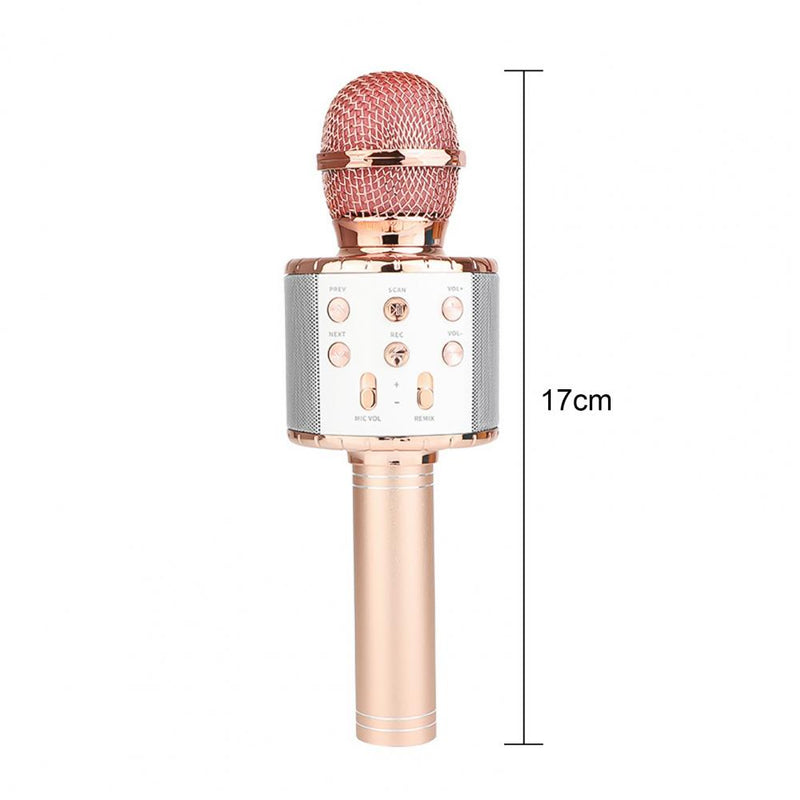 Microfone KaraoKê Infantil Sem Fio/Bluetooh/Alto Falante