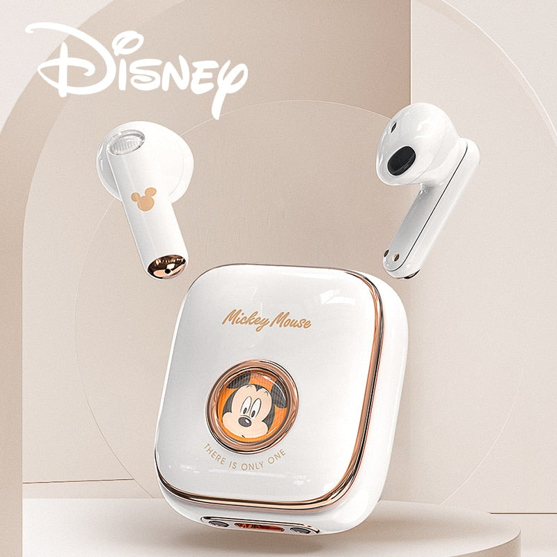 Fones de Ouvido Mickey Lux TWS Bluetooth 5.2 Sem Fios Disney