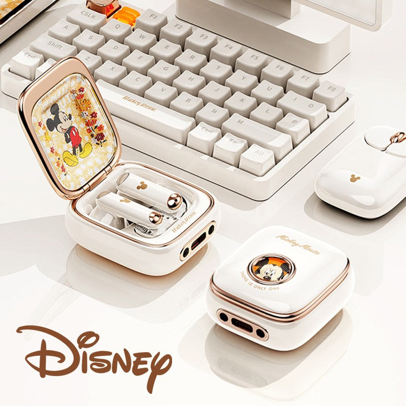 Fones de Ouvido Mickey Lux TWS Bluetooth 5.2 Sem Fios Disney