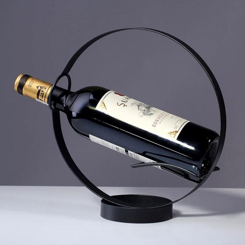 Suporte de Vinho em Circulo - Toque de Elegância para sua Decoração