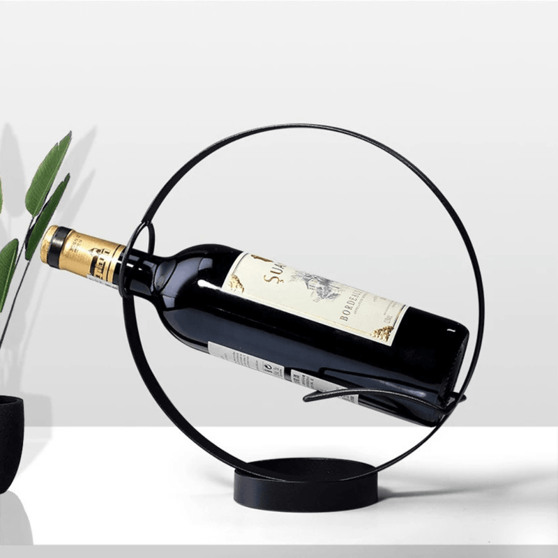 Suporte de Vinho em Circulo - Toque de Elegância para sua Decoração