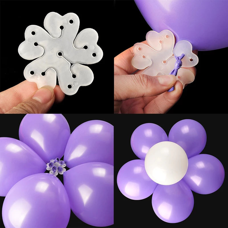 Clipe Suporte Para Fazer Flor De Balão Bexiga Para Festas e Decorações