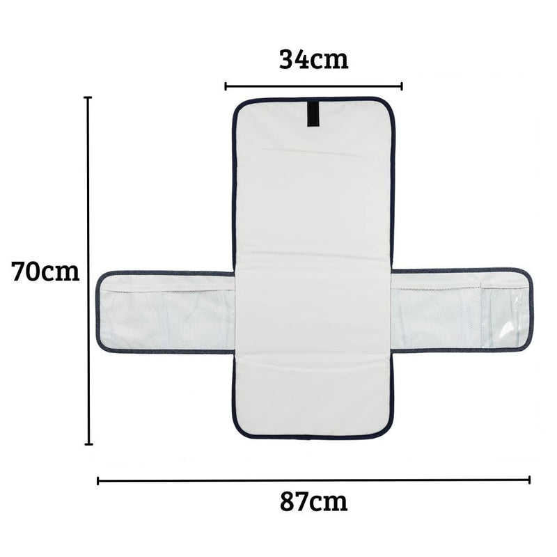 Trocador Portátil Porta Fraldas Impermeável C/ Bolsa